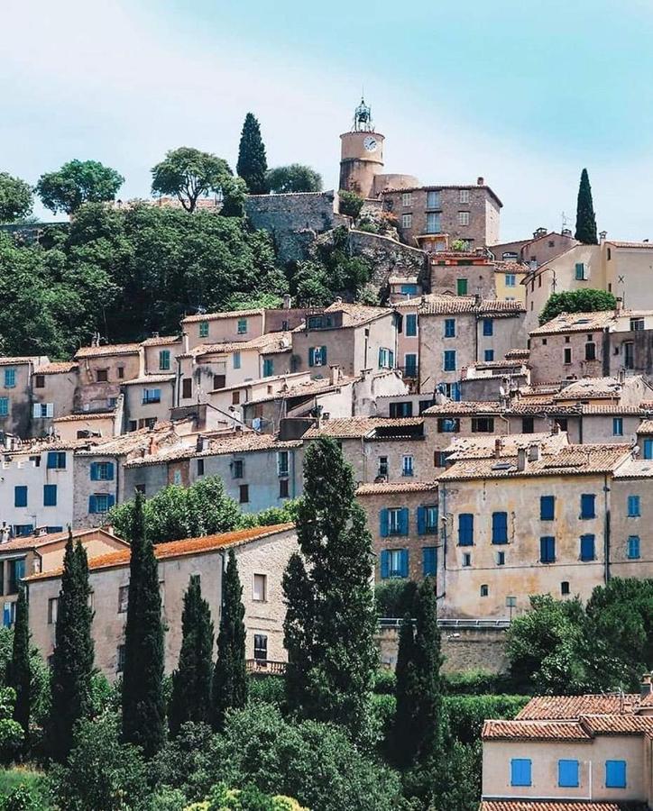 Provencal House In Fayence With Pool & Indoor Spa Экстерьер фото
